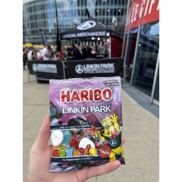 Haribo Linkin Park Gummy From Zero World Tour Concert In Hand Limited Edition - Picture 1 of 1